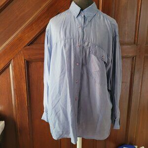 The Limited Womens Button-Up Shirt Size L 100% Silk